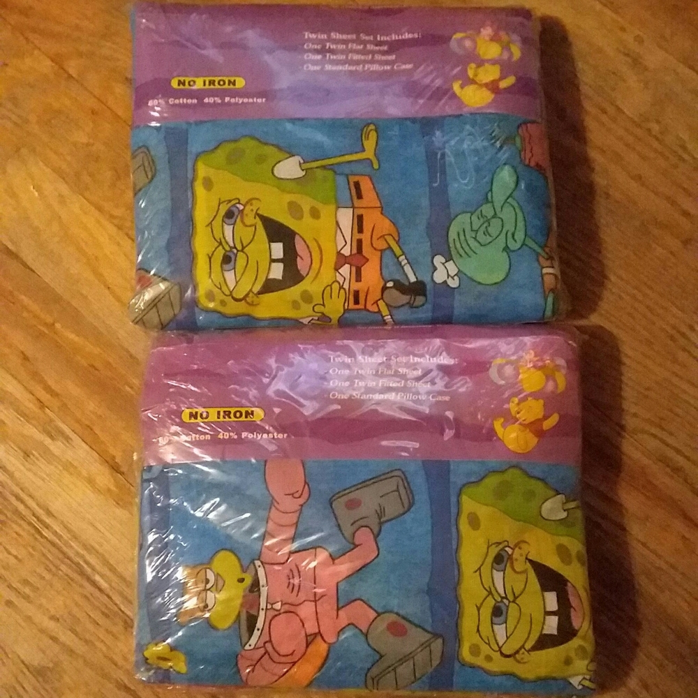 Spongebob squarepants twin sheets